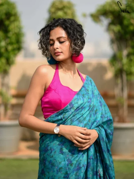 Gulabi Timir Blouse