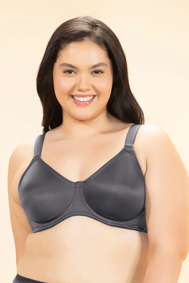 Blackened Pearl Delight Minimizer Non-Padded Wired Bra - Image 2