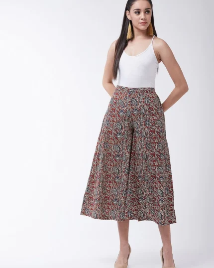 Printed Kalamkari Handloom Palazzo