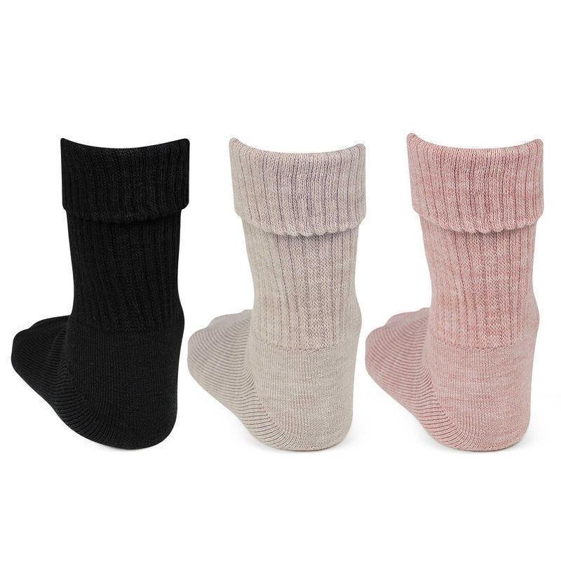 Women Multicolored Woolen Thumb Socks -Pack of 3 - Image 2
