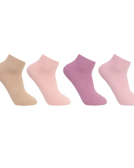 Women's Feather-Lite Fur Socks - Pack Of 4